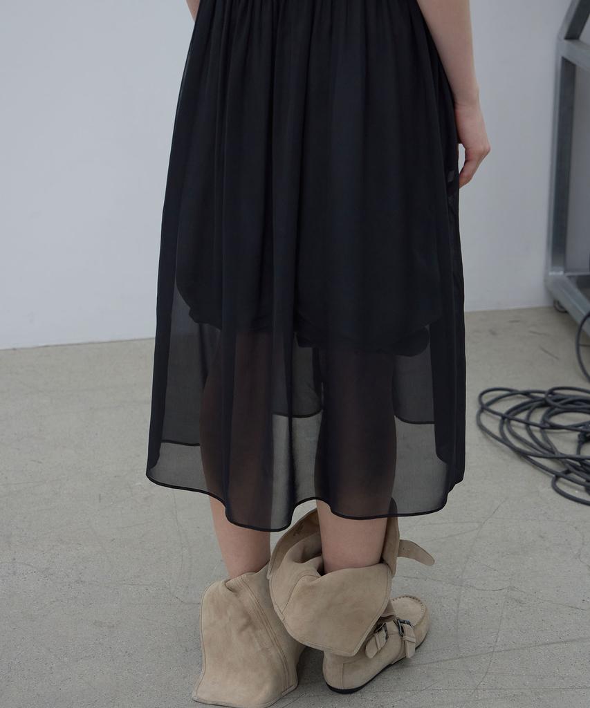 Lcdc Tm Mesh Frill Dress (Black)