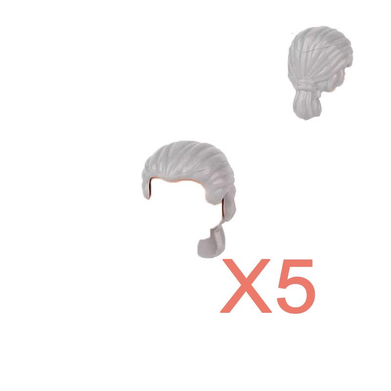 

MOC Городские строительные блоки Фигурка Аксессуары для одежды Длинные волосы Короткий стиль Мини-кирпичик Совместимые игрушки Подарок Сделай сам Часть тела K068