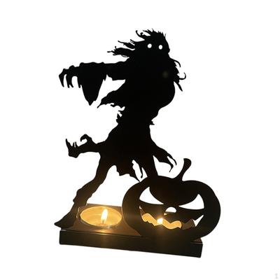 Halloween Candle Holder Set for Spooky Home Ambiance