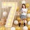0-9 Numbers Giant Birthday Figure 91cm Balloon Filling Box  Anniversary Decor