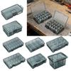 Heavy Duty Plastic Storage Box Container Case With Removable Dividers For Small Tool Bolts Screws And Parts Organization