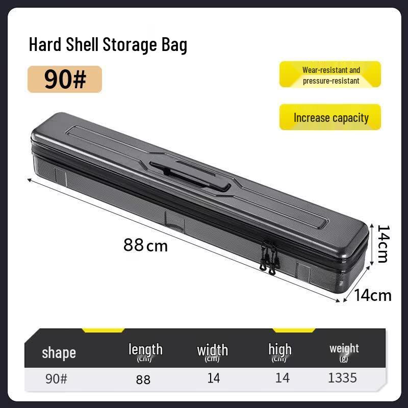 Portable Hard-Shell Fishing Tackle Storage Case