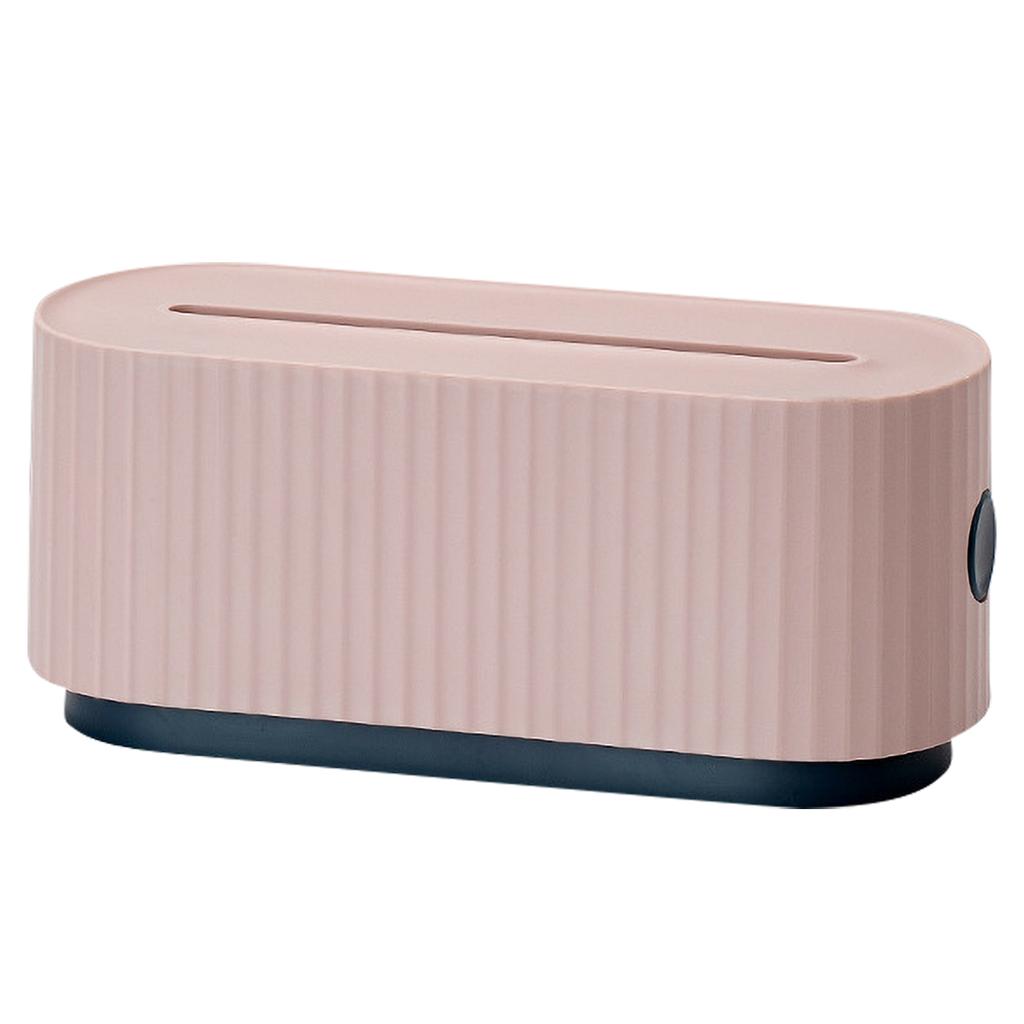 Cable Management Box with Phone Holder Lid Desk Wire Organizer Power Strips Protector Cord Hider