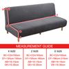 Water Resist Sofa Bed Cover Armless Sofa Cover For Living Room Modern Sofa Slipcover Without Arm Corner Sofa Covers For Home Use Hotel