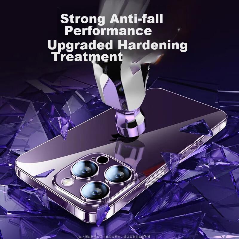 IPhone 14 Case, IPhone 14 Pro Max, Ultra-Thin Shockproof with Built-In Camera Lens Protector, Full Coverage Clear Hard, Fully Transparent