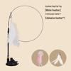 Automatic Feather Cat Teaser Toy with Suction Cup