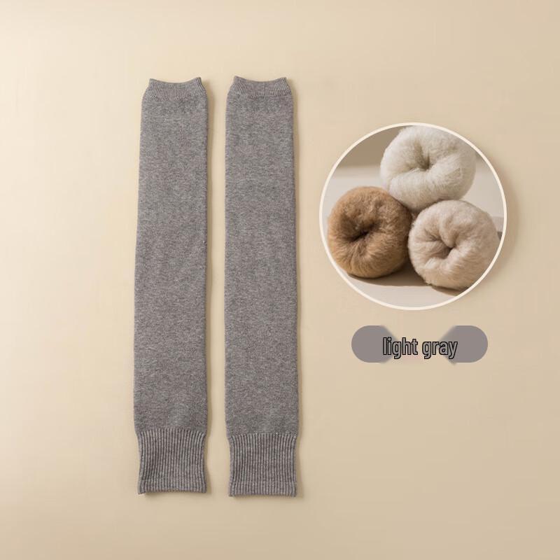 

Changbaosen Thermal Plush Lined Cashmere-Blend Knee Warmer Socks