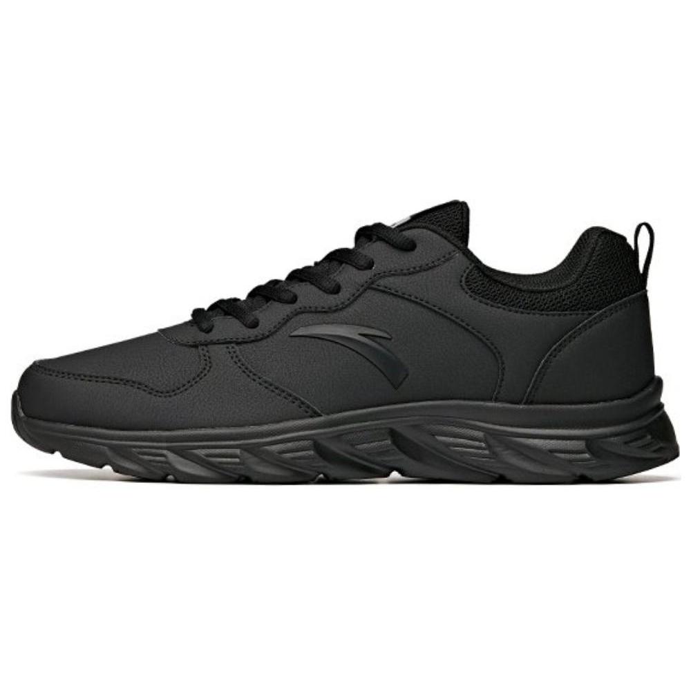 New Anta Cushioned Wear-Resistant Water-Resistant Low-Top Casual Shoes Men's Black 912035542-4