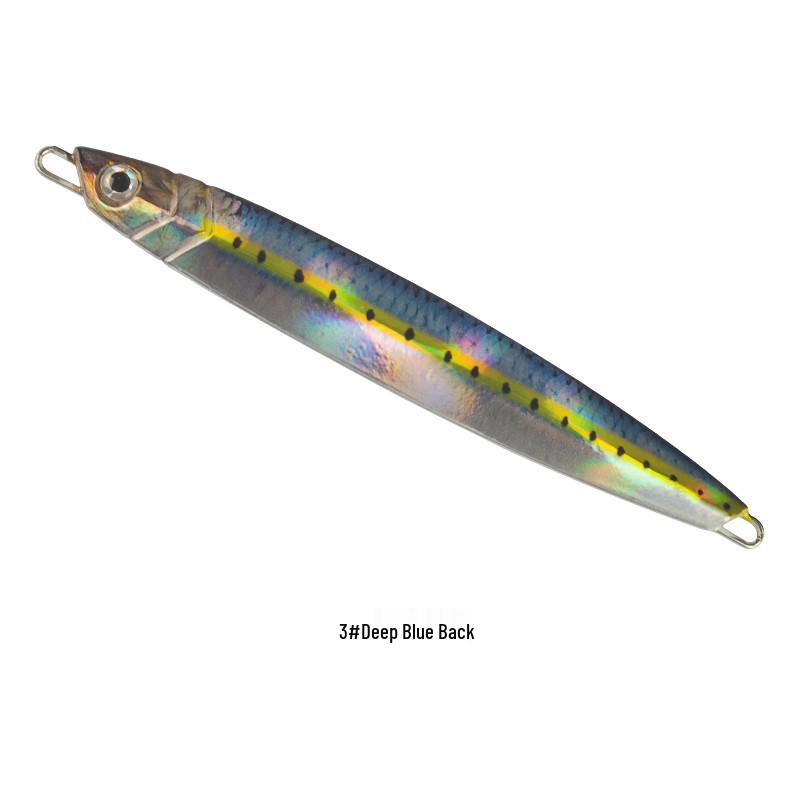 3D Printed Bionic Fish Lure - Iron Plate, Sea Fishing, Deep Sea, 60g & 120g Options