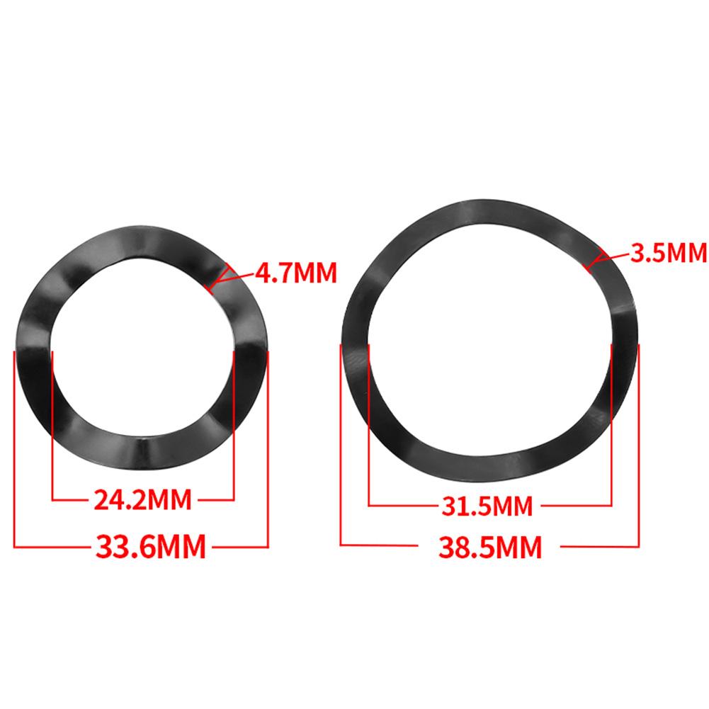 Portable Bike Bottom Bracket Wave Washer 5pcs Mountain Bicycle Crankset Bottom Spacer Cycling Part Accessories