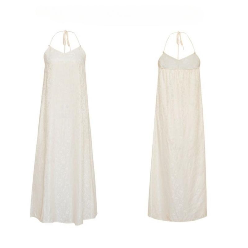 Neo-Chinese Style Jacquard and Frog Button Dress Set for Women Including a Long Waist-cinching Dress Temperament and a Cardigan Two-piece Set