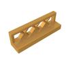 50g/60PCS 3633 Fence Building Up Block Moc Color Options Garden Fits with Brick DIY Children's Toy Building Assembly Gift Idea Box