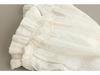 Women's Mori Girl Style Cotton Shirt with Ruffled Lace Collar, Tie-up Long Sleeves, and Heavy Embroidery