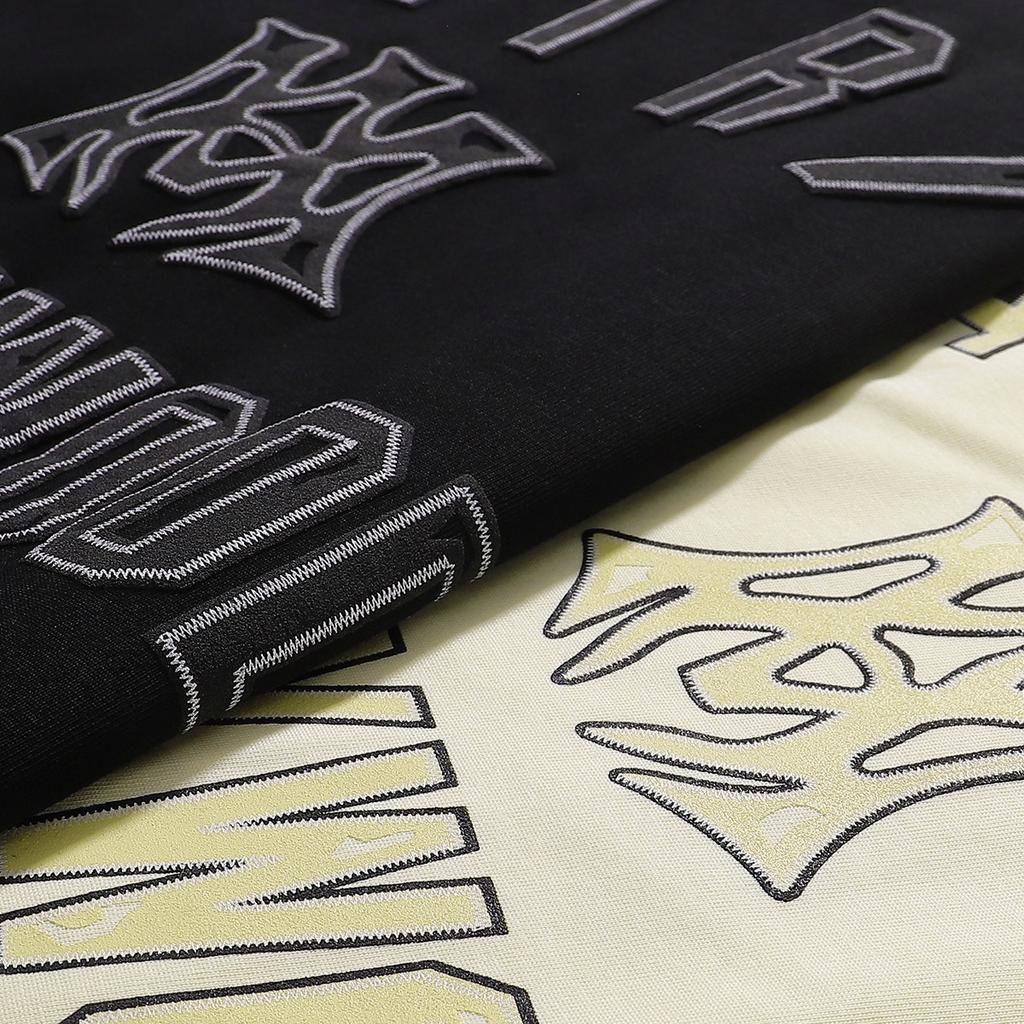 733 Amiri 2025 Letní nové pánské a dámské volné vysoce kvalitní bavlněné tričko pro muže, plus size, párové tričko s pěnovým potiskem písmen