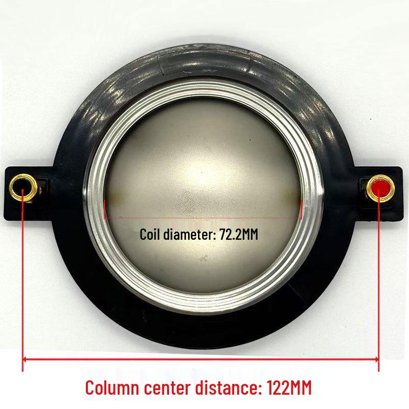 74.46MM Titanium Diaphragm Speaker Repair Horn with 75-Core Round Wire