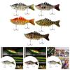 7 Segment Fishing Bait with Hook for Crappie Salmon Bluegill