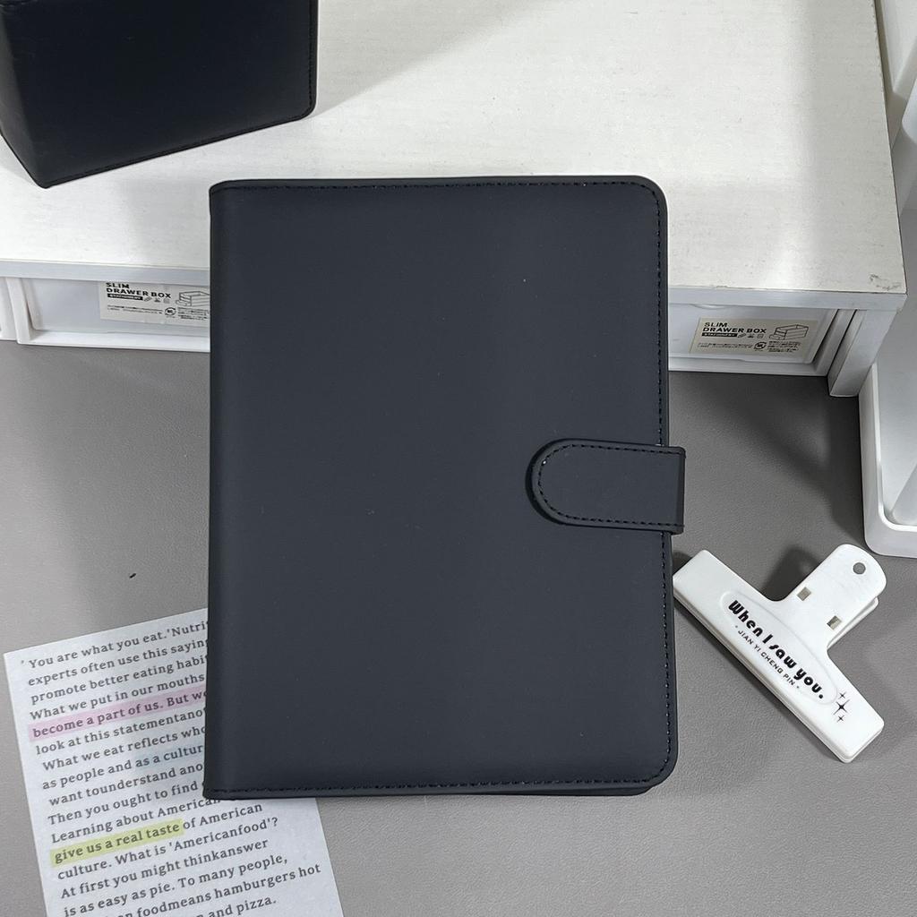 A5 Kpop Idol Binder Photocard Holder PU Photo Album Photocards Collect Book Card Storage Kawaii Stationery