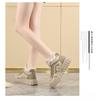 Winter Women's Shoes with Plush High Top Shoes,  Height Increasing, Thickened, Warm Cotton Shoes, Short Boots, Board Shoes, Women's Shoes