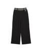 PANDORAFIT Check Banding Pants (Black)