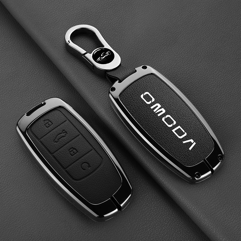 Odos automobilio raktų dėklas dangtelis Chery Omoda C5 E5 C9 Omoda 5 9 EV PHEV 2024 2025 apsaugai Raktų dangtelis Raktų pakabukas Automobilio aksesuarai