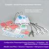 Laparoscopic Simulator Training Box  Laparoscopy Trainer Instruments Camera Needle Holder Medical Teaching Equipment