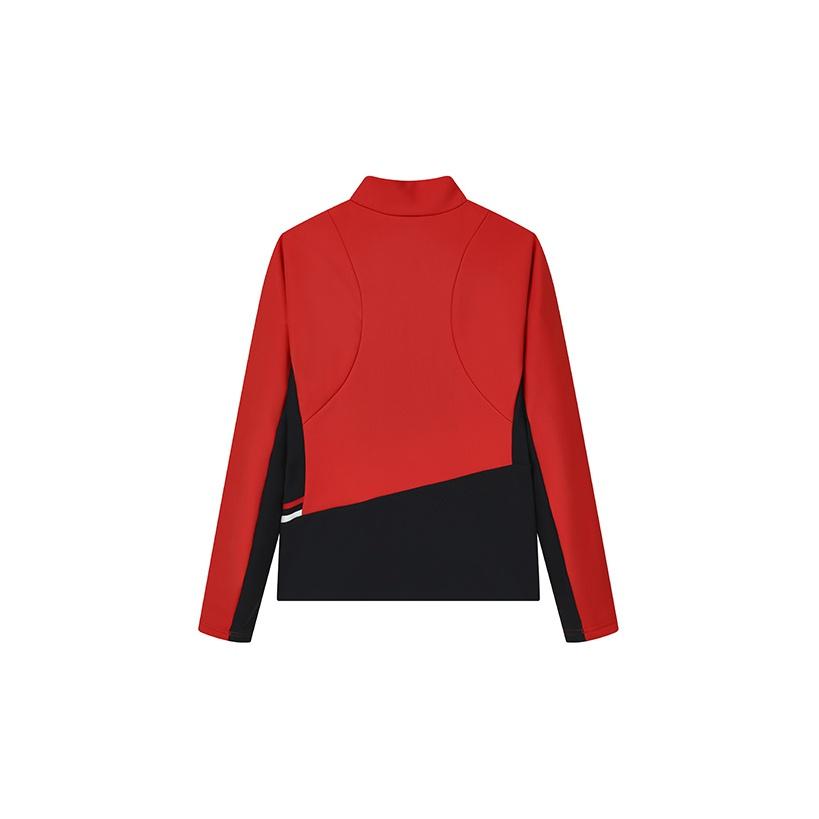 FILA Sports Stand Collar Cotton Jacket Winter Women Jacket Tomato A11W215901F-RD