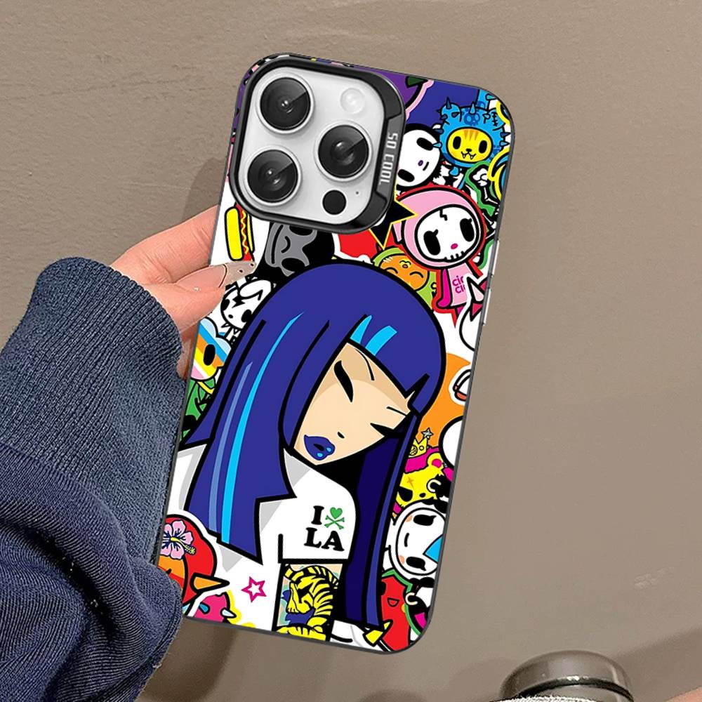 Japan Cute T-Tokidoki Phone Case For IPhone 16 15 14 13 12 11 Pro Max 17 Plus Colorful Cover