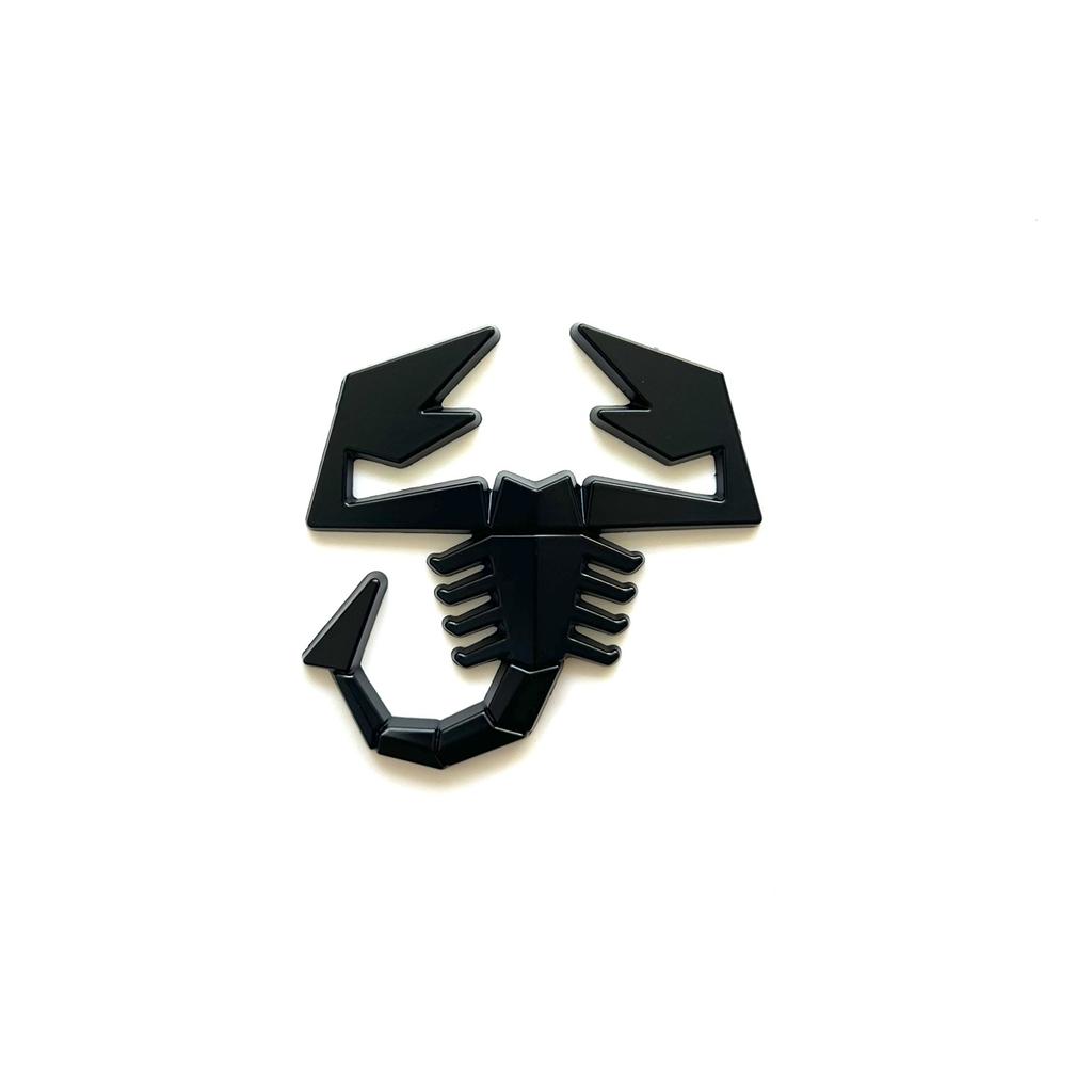 metal Abbas Scorpion car logo suitable for body trunk tail side car sticker decal decorative accessories