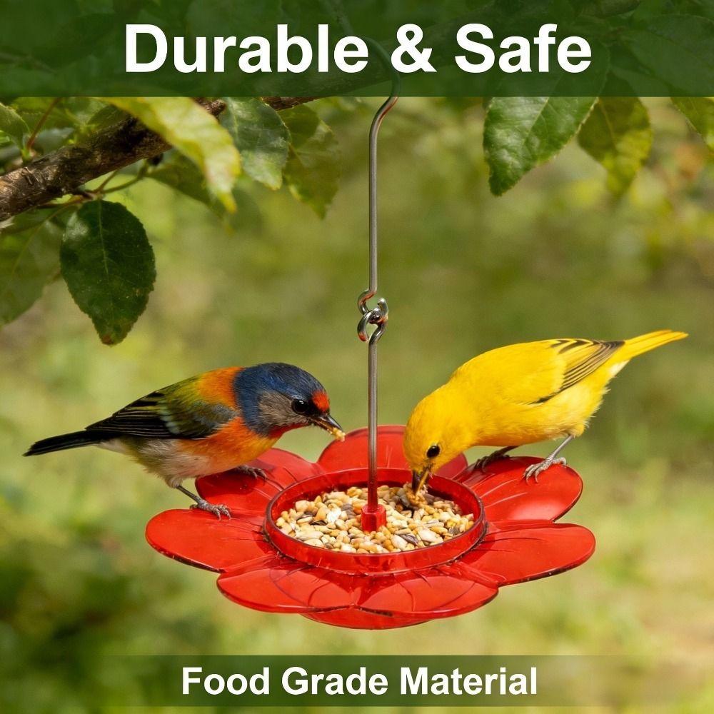 Decorative Hanging Feeder Weather-Resistant Window Feeding Station Bird Water Bowl Animal Lovers