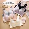 Plus Size Women Thin Lace Bra Gather Lift Underwear For Large Bust
