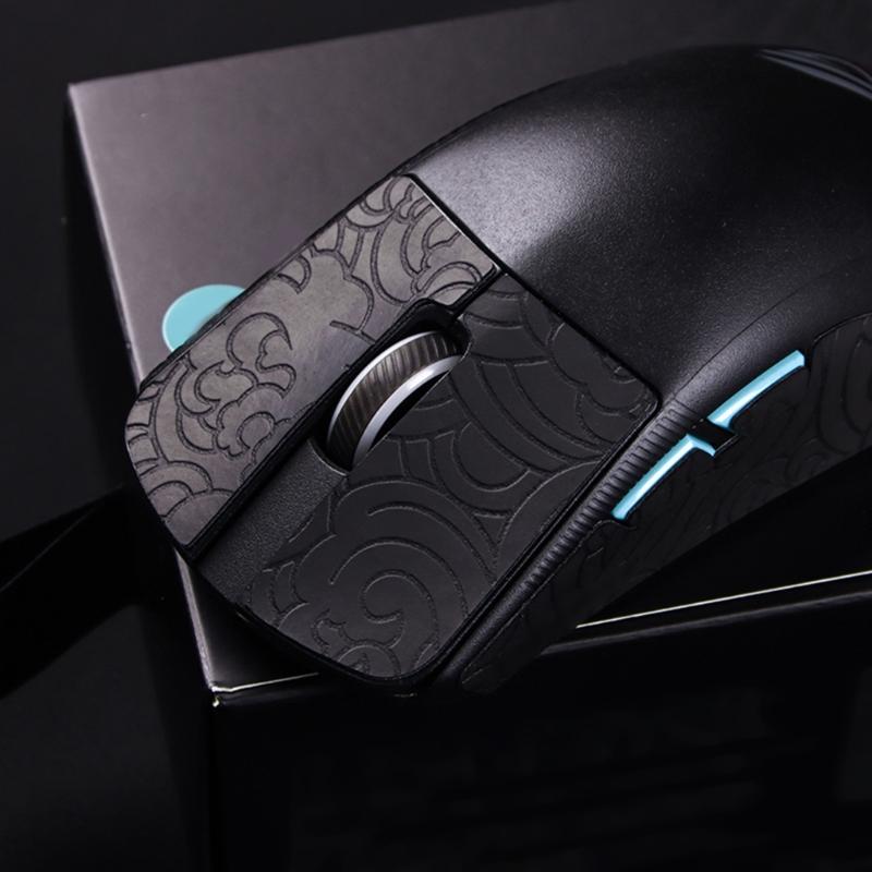 Nastro Adesivo per Presa del Mouse Skates Adesivo Fatto a Mano per Mouse ROG Harpe Aim Lab Pelle Antiscivolo Professionale Assorbi Sudore