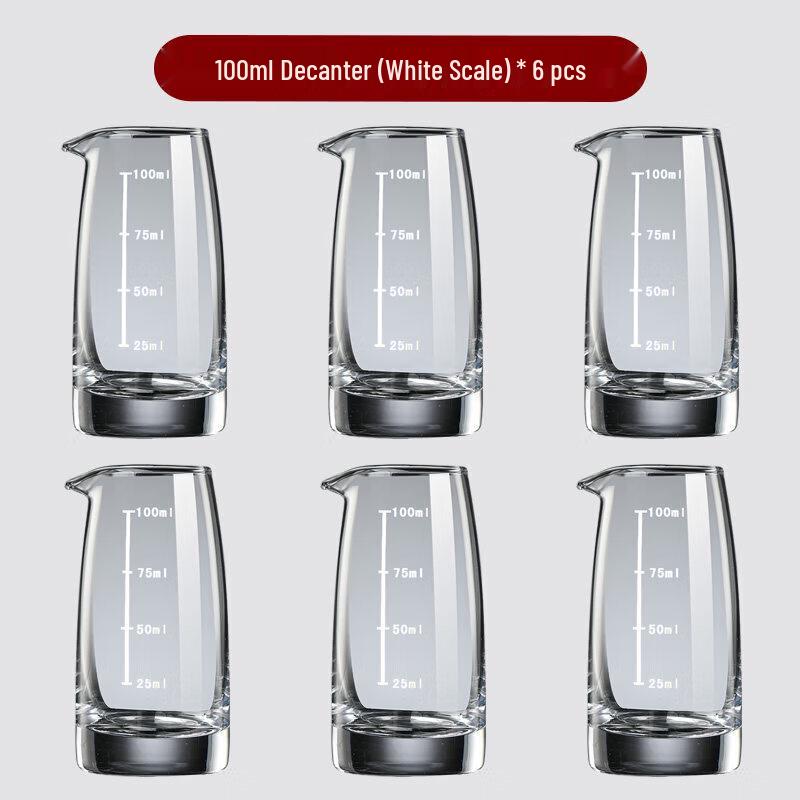 Sichun Premium Glass Liquor Decanter and Shot Glass Set