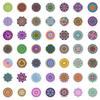 50 Mandala Graffiti Stickers: Waterproof Decor for Phones, Computers, Water Bottles, and Notebooks