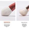 6-Piece Portable Makeup Brush Set for Beginners - Includes Blush & Eyeshadow Brushes