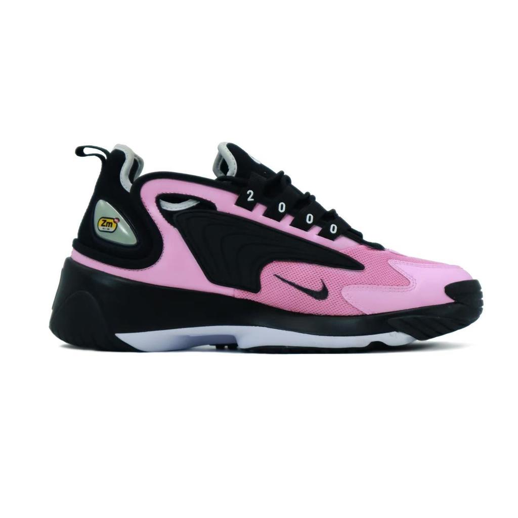 Nike Zoom 2K Low top Running Shoes Women's Black Pink AO0354-100(Team404-)