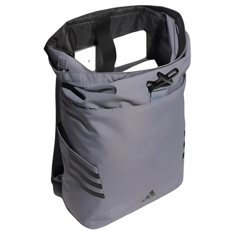 Adidas Polyester Backpack Medium Size Unisex Gray Adidas JY4767-NS