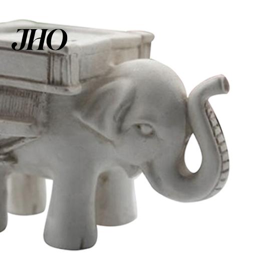 Portavelas Retro de Elefante de la Suerte para Velas de Té Candelabro Recuerdo de Boda Decoración para el Hogar