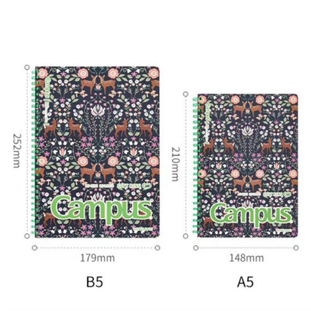 A5/B5 Soft Coil Notebooks 160 Pages 180° Lay-Flat Notepad Creative Student Class Notebooks  Student