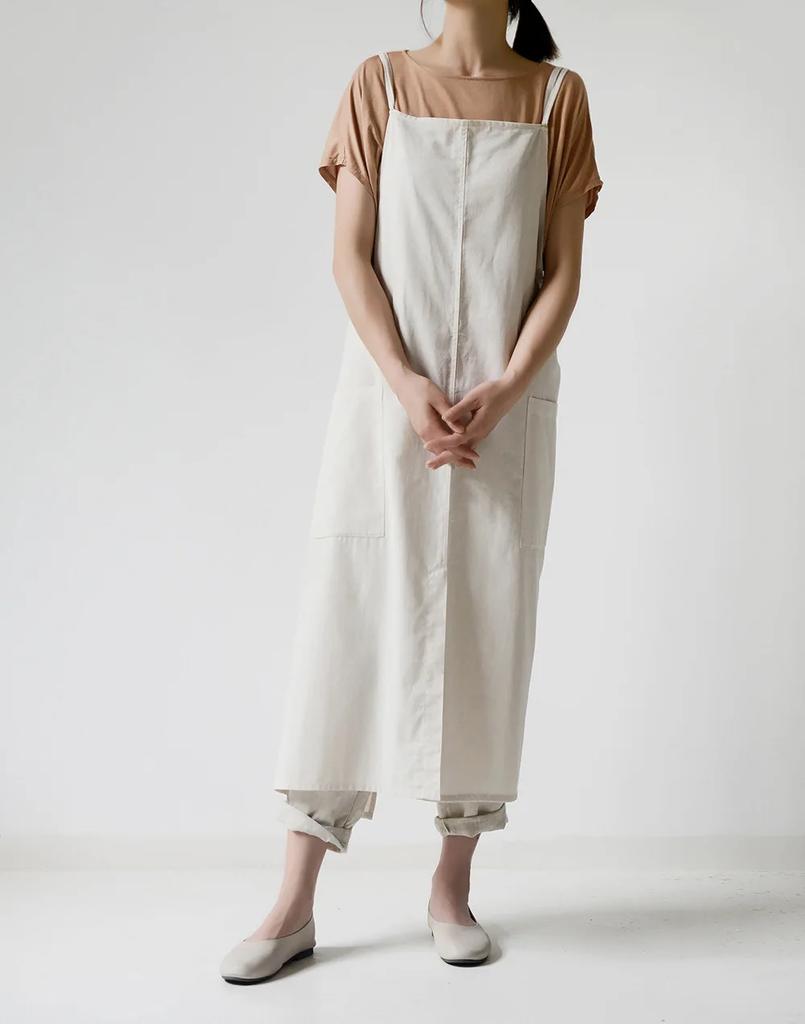 Waterproof Cotton Linen Apron, Floral Kitchen Apron, Gardening Florist Baking Coffee Shop Work Clothes, Korean Version
