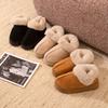 Cotton shoes women's autumn and winter new indoor home anti-skid heightening warm piled thickened all-inclusive cotton slippers