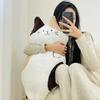 Kawaii Cat Plush Toy Soft Long Animal Pillow Big Fat Belly Cat Stuffed Nap Cushion Birthday Gift Doll Bedroom Living Room Decor
