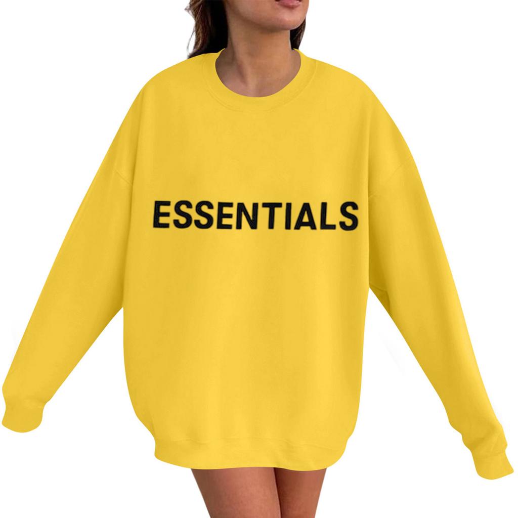 Unisex Printed Round Neck Long Sleeved Loose Fitting Long Sleeved Casual Long Sleeved Top Hoodie