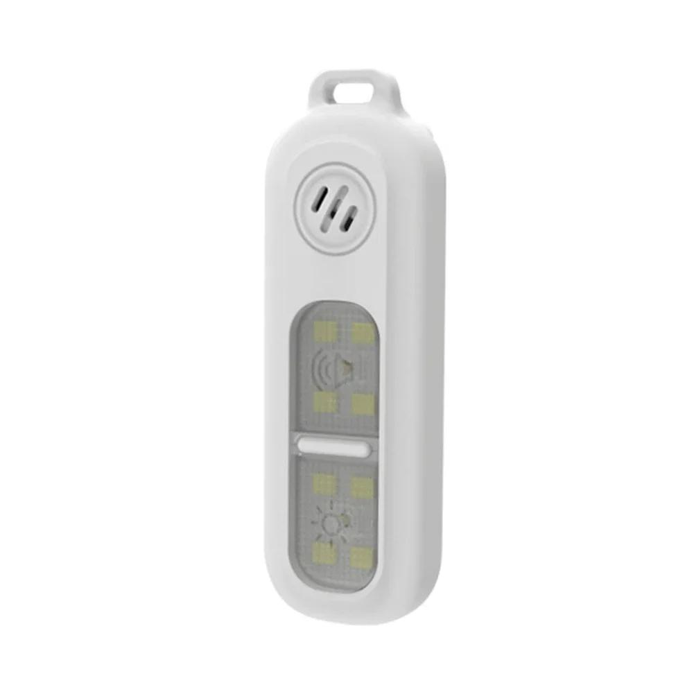 

Rechargeable Keychain Alarm for Women Self Defense Alarm with LED Light 130 dB Loud SOS Emergency Night Safety Alert Device белый