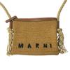 Used MARNIShoulder Bag Brown Raffia Women
