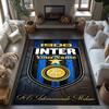 Inter Milan Personalized Name Carpet Design for Kitchen Playrooms Decorate room Dormitory Anti-slip Rug Anime Office Decor Best for Christmas