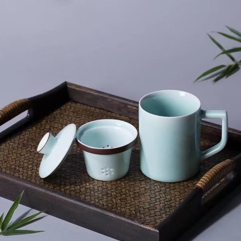 Yihude Celadon Ceramic Tea Infuser Mug