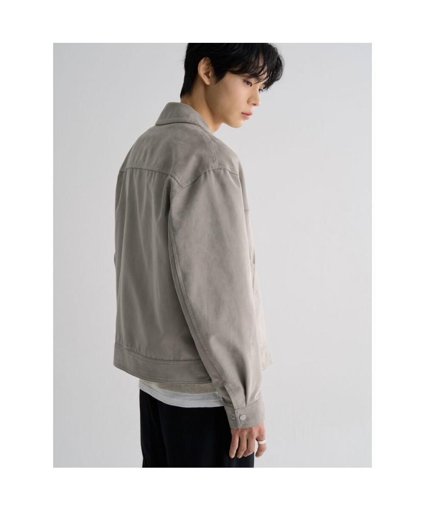 8Seconds Faux Suede Collar Blouson Beige