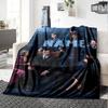 Magical Gathering Of Characters In Vintage Attire Cozy Personalized Blanket Customize Text Ultrasoft Perfect For Sofa Couch Office Bed Picnics Four