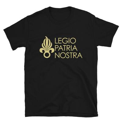 Legion Etrangere Paraşütçü Fransız Alayı Legio Patria Nostra Unisex Tişört