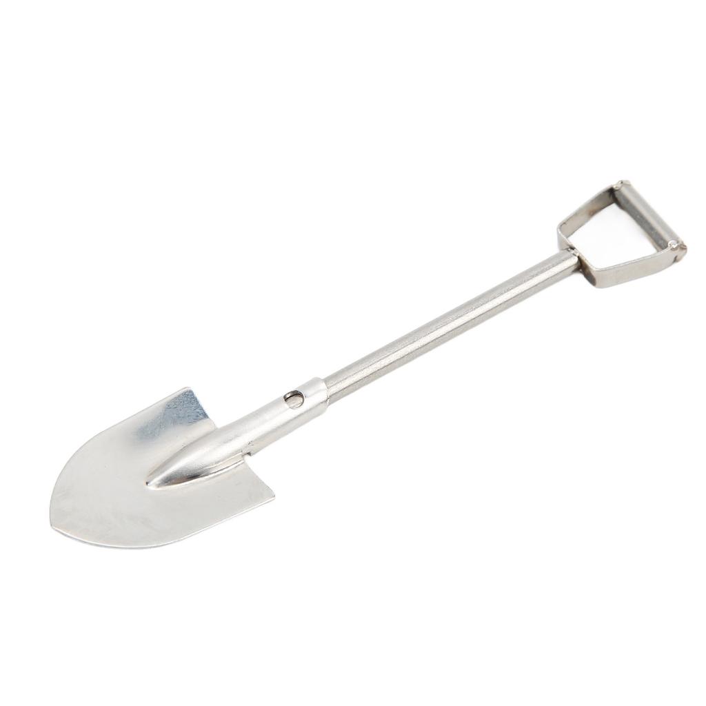 RC Car Shovel Highly Simulated Exquisite Workmanship Lightweight Portable Simulation Metal Shovel